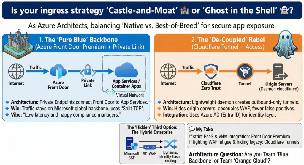 Azure Edge Architecture Comparison: Castle-and-Moat vs Ghost in the Shell