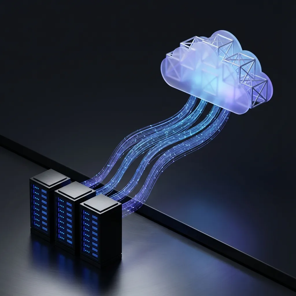 Data Center Migration Schematic